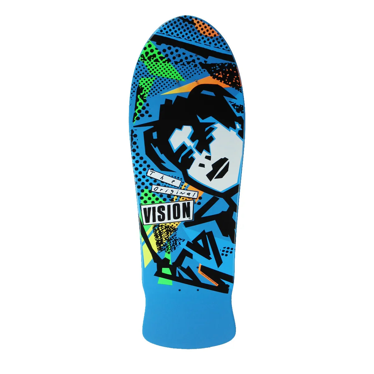 Vision Original MG Skateboard Deck - 10" Blue/Blue by Skates USA