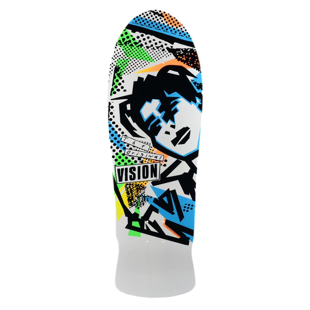 Vision Original MG Skateboard Deck - 10" White by Skates USA
