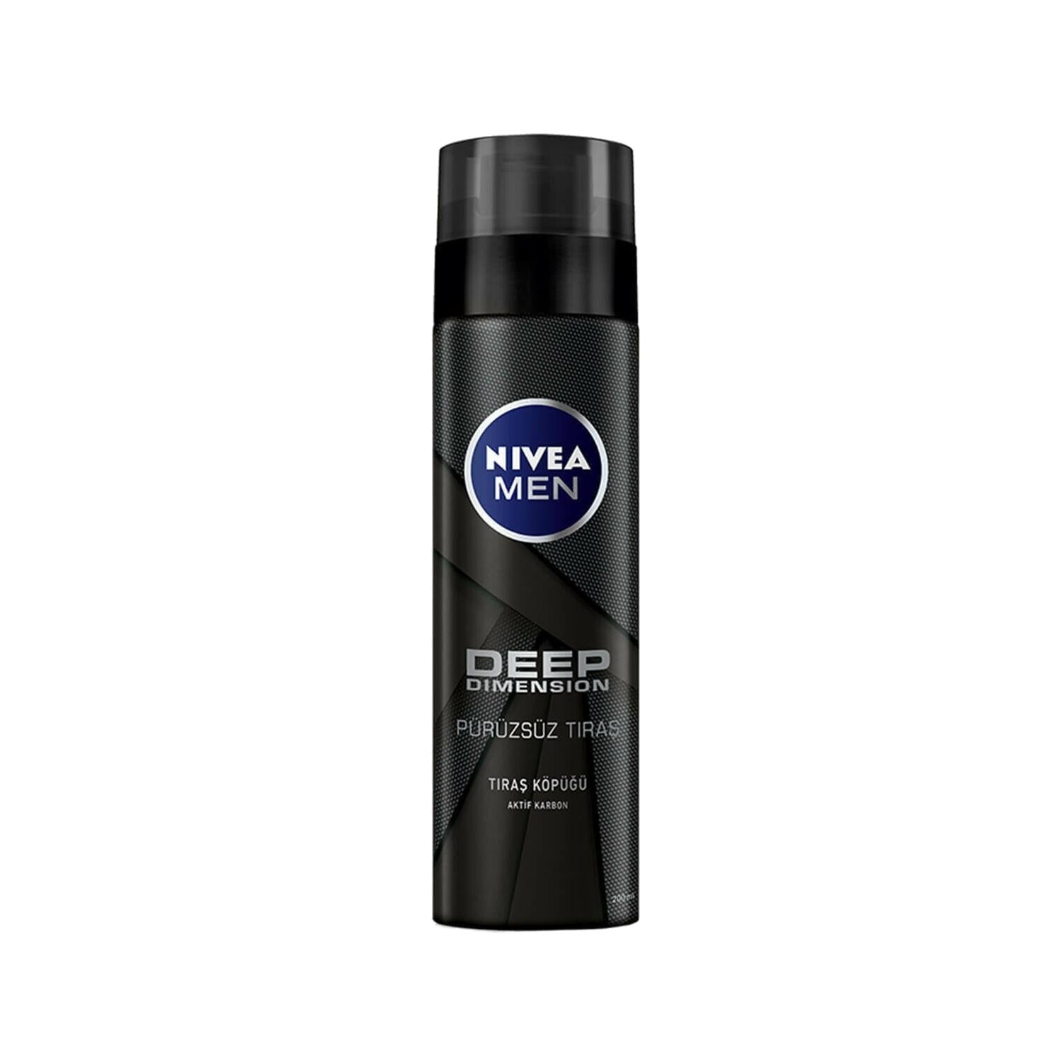 Nivea Men Deep Dimension Shaving Foam 200ml - Smooth Shaving for Men