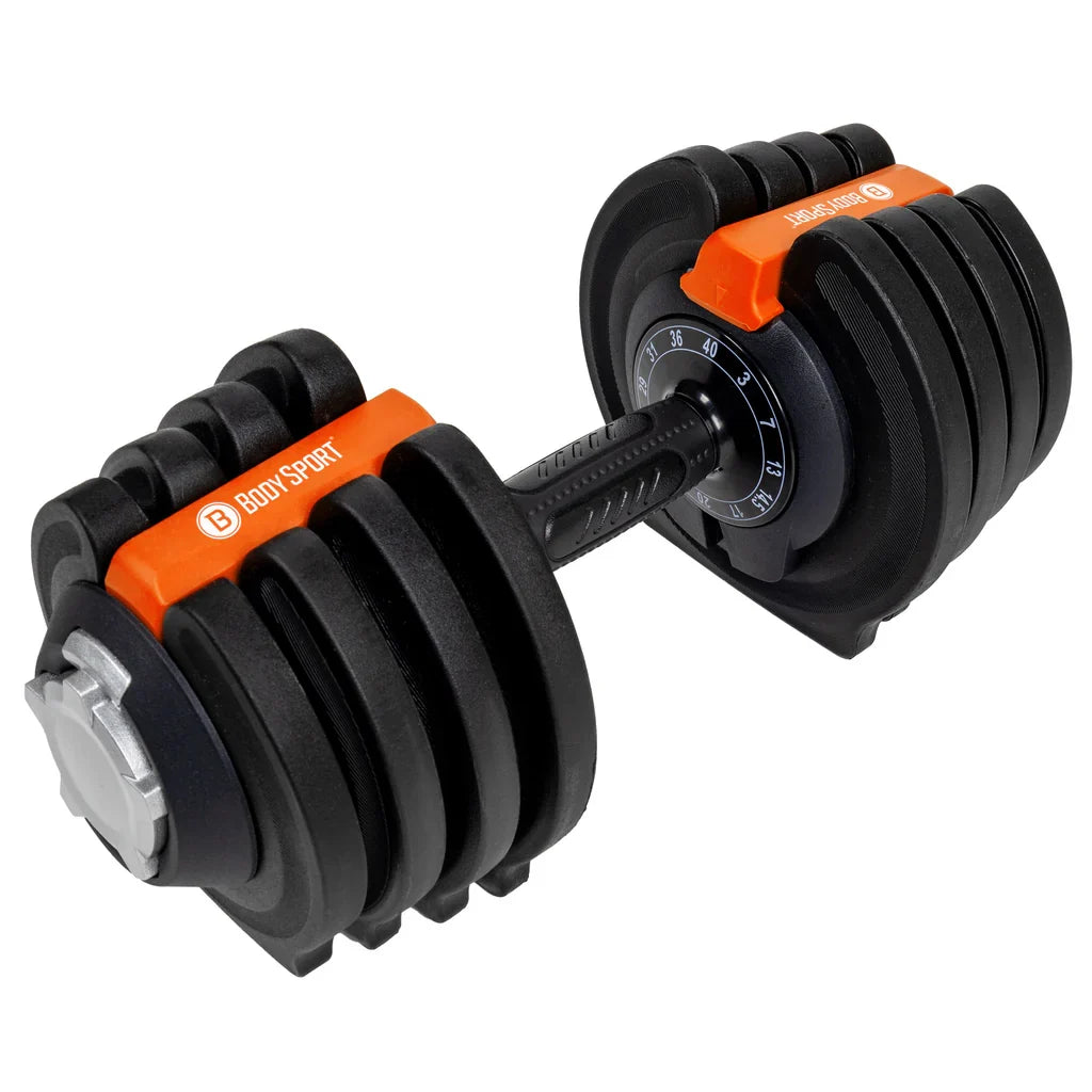 BodySport Adjustable Dumbbell 40 LBS Pair – Your Health Sanctuary, view 3