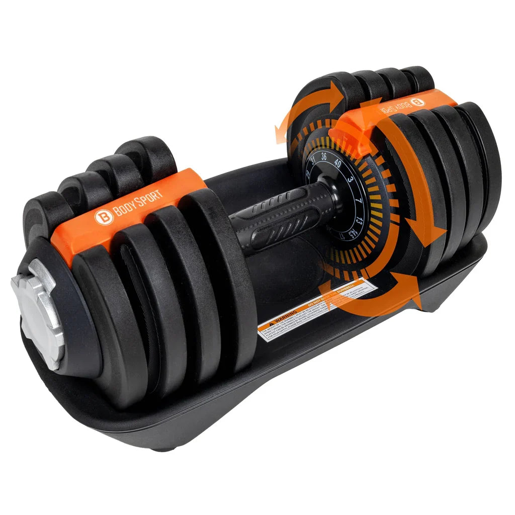 BodySport Adjustable Dumbbell 40 LBS Pair – Your Health Sanctuary