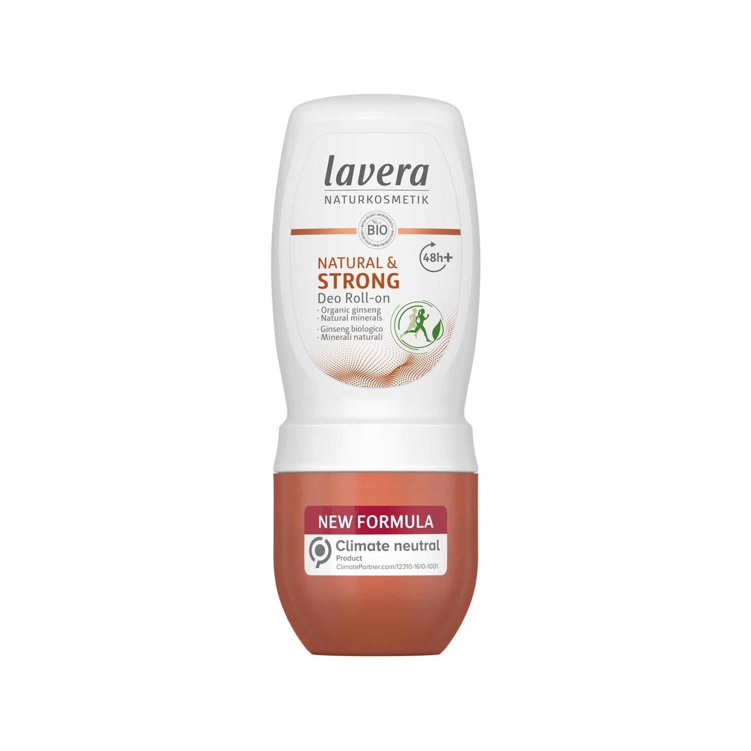 Lavera Natural & Strong Roll-On Deodorant - Chemical-Free, Gentle, 50ml