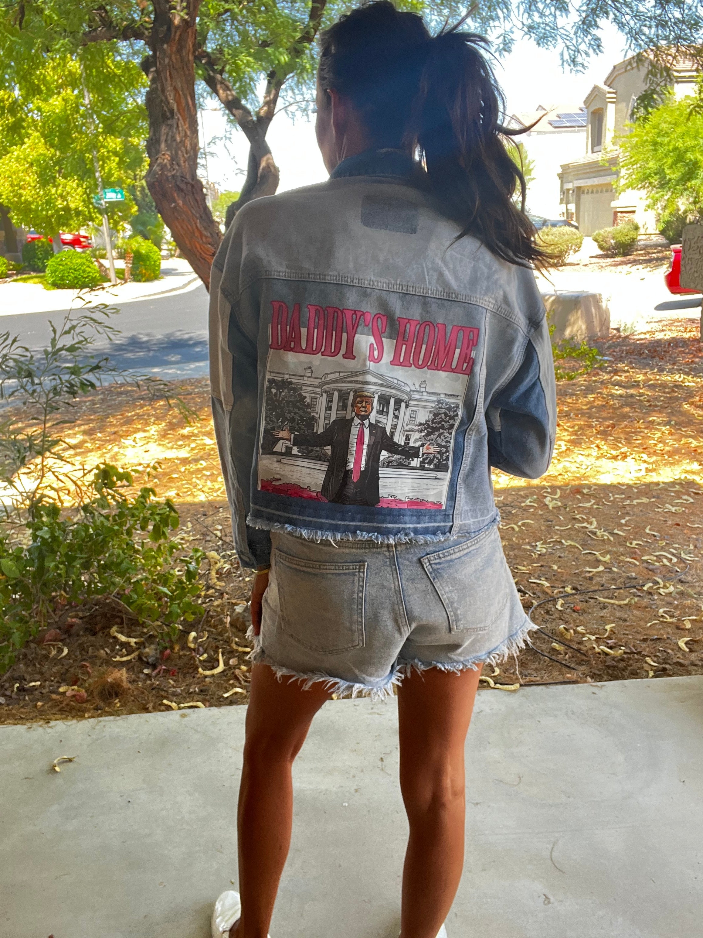 Pretty Little Patriot Pretty Little Patriot Limited Edition Trump Jean Jackets — product category context