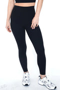 KIMITH BRAND I Am Wonderful High Rise Black Legging — lifestyle worn / used context