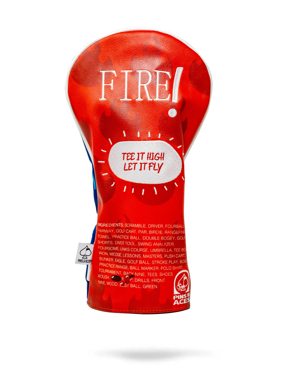 Pins and Aces Fire Sauce - Driver Cover — color detail