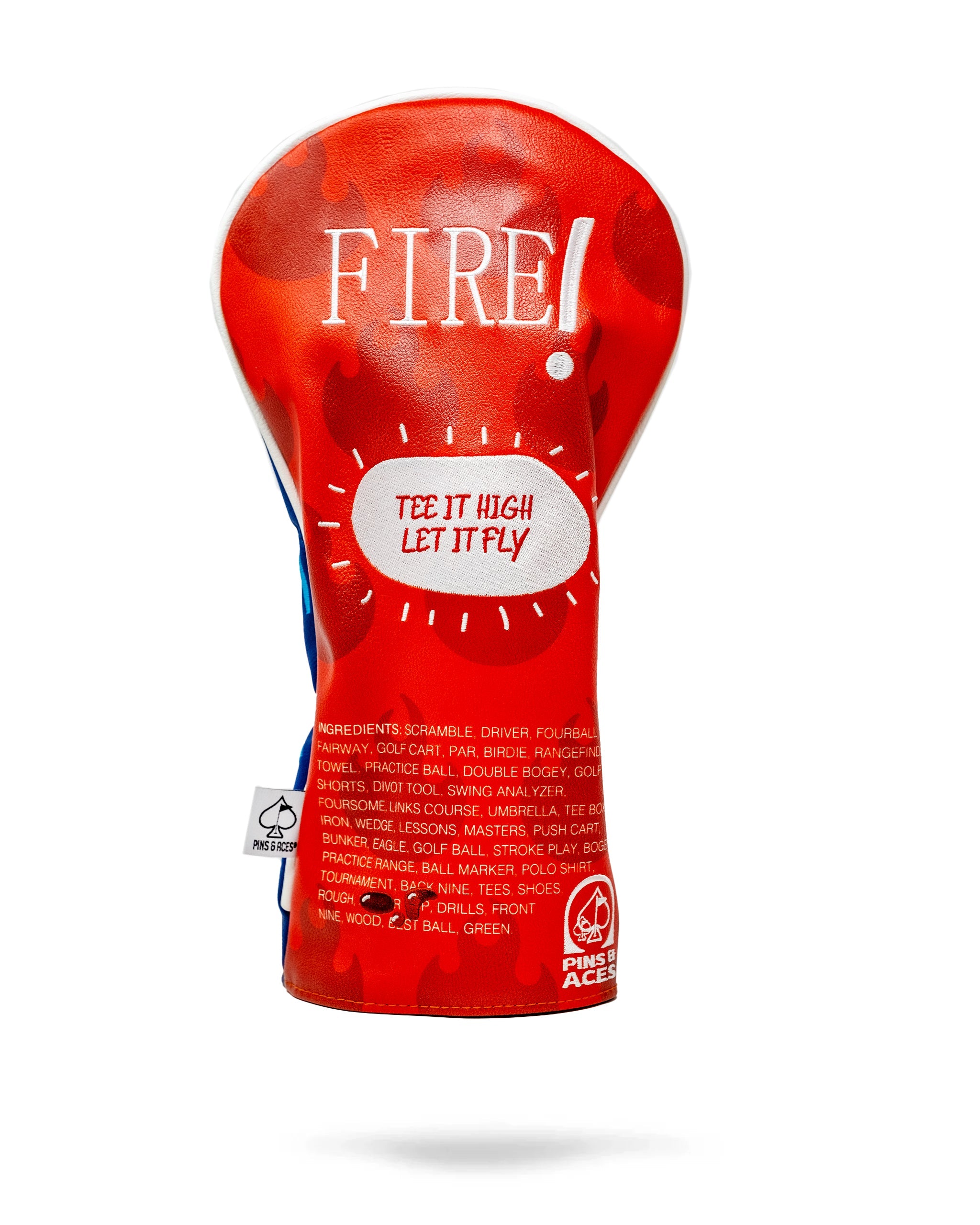 Pins and Aces Fire Sauce - Driver Cover — color detail