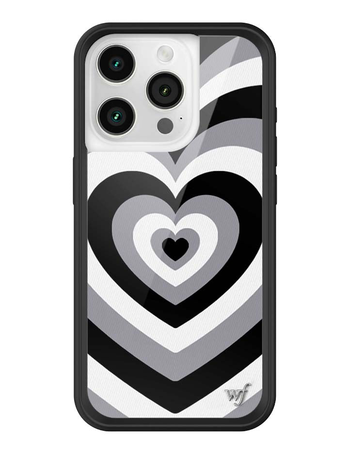 Wildflower Cases Latte Love | Midnight iPhone Case — in-use photo