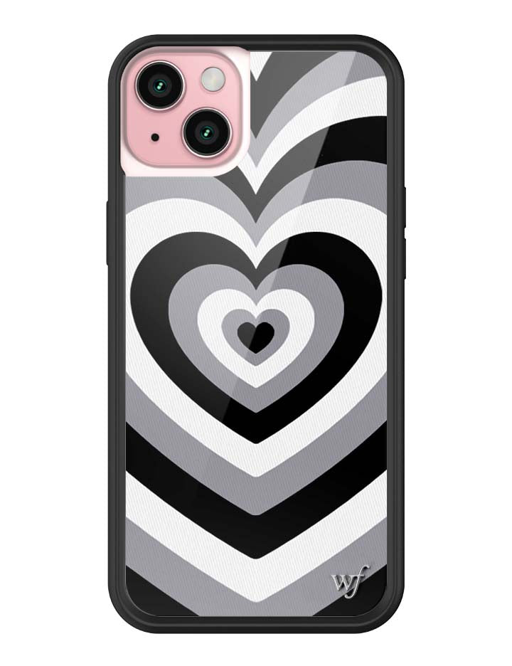 Wildflower Cases Latte Love | Midnight iPhone Case — back view