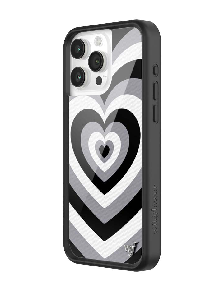 Wildflower Cases Latte Love | Midnight iPhone Case — side view