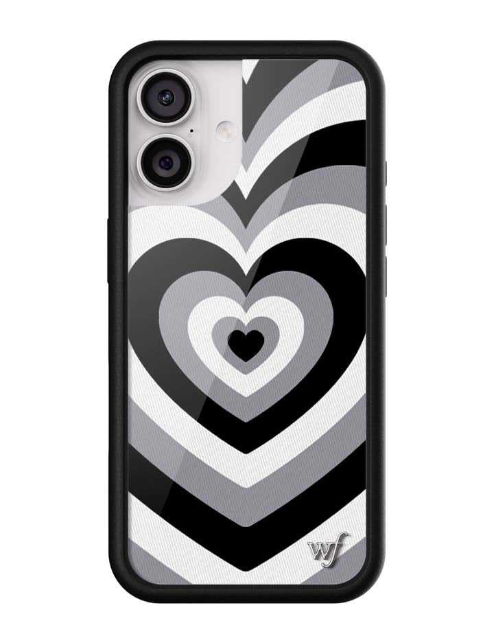 Wildflower Cases Latte Love | Midnight iPhone Case — in-use photo