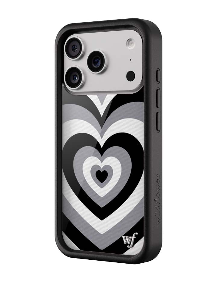 Wildflower Cases Latte Love | Midnight iPhone Case — back view