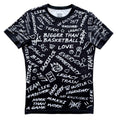 Bigger Than Basketball Emotions - Performance Compression T-Shirt - Black — main product shot