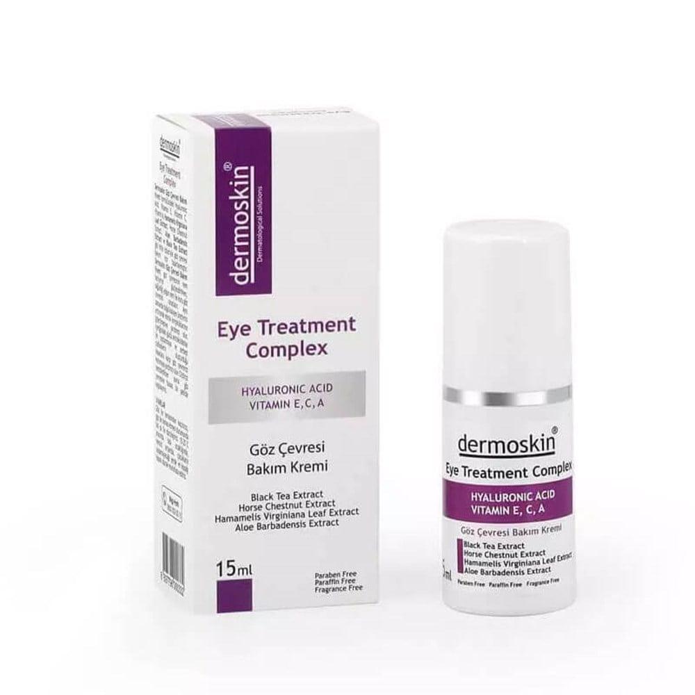Dermoskin Eye Cream - Natural Anti-Aging Eye Care with Hyaluronic Acid & Aloe Vera