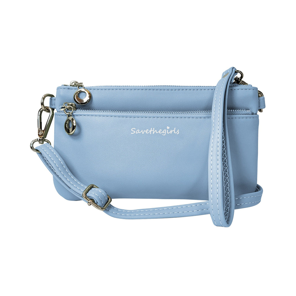 SaveTheGirls Bella RFID — flat-lay composition