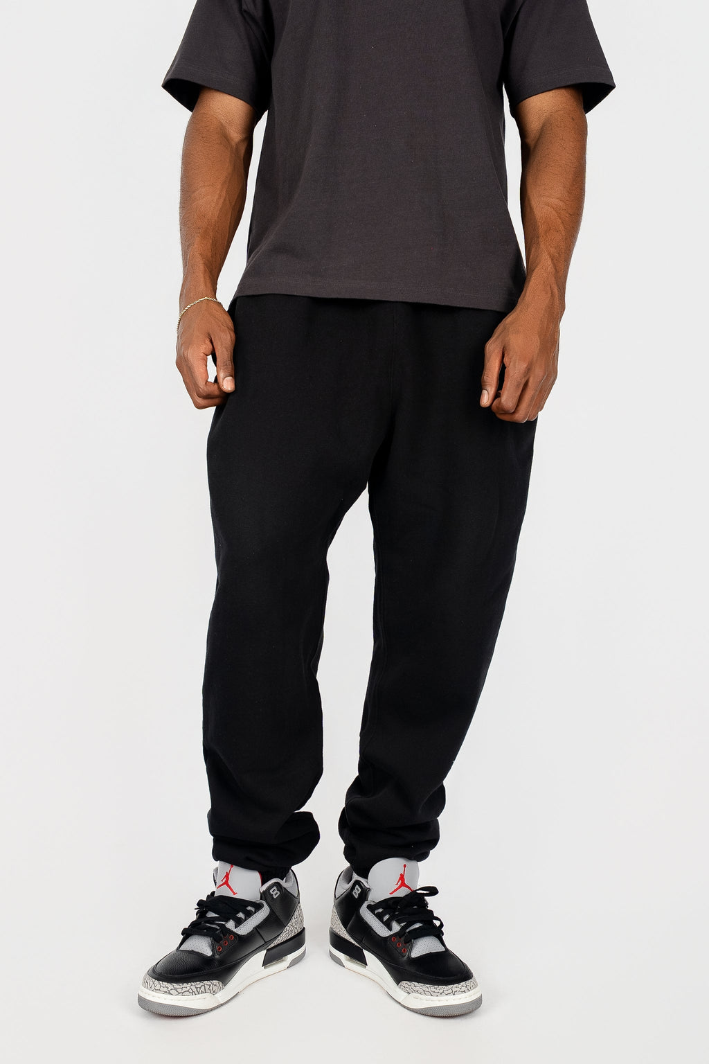 Superline Heavyweight Boyfriend Joggers — construction detail