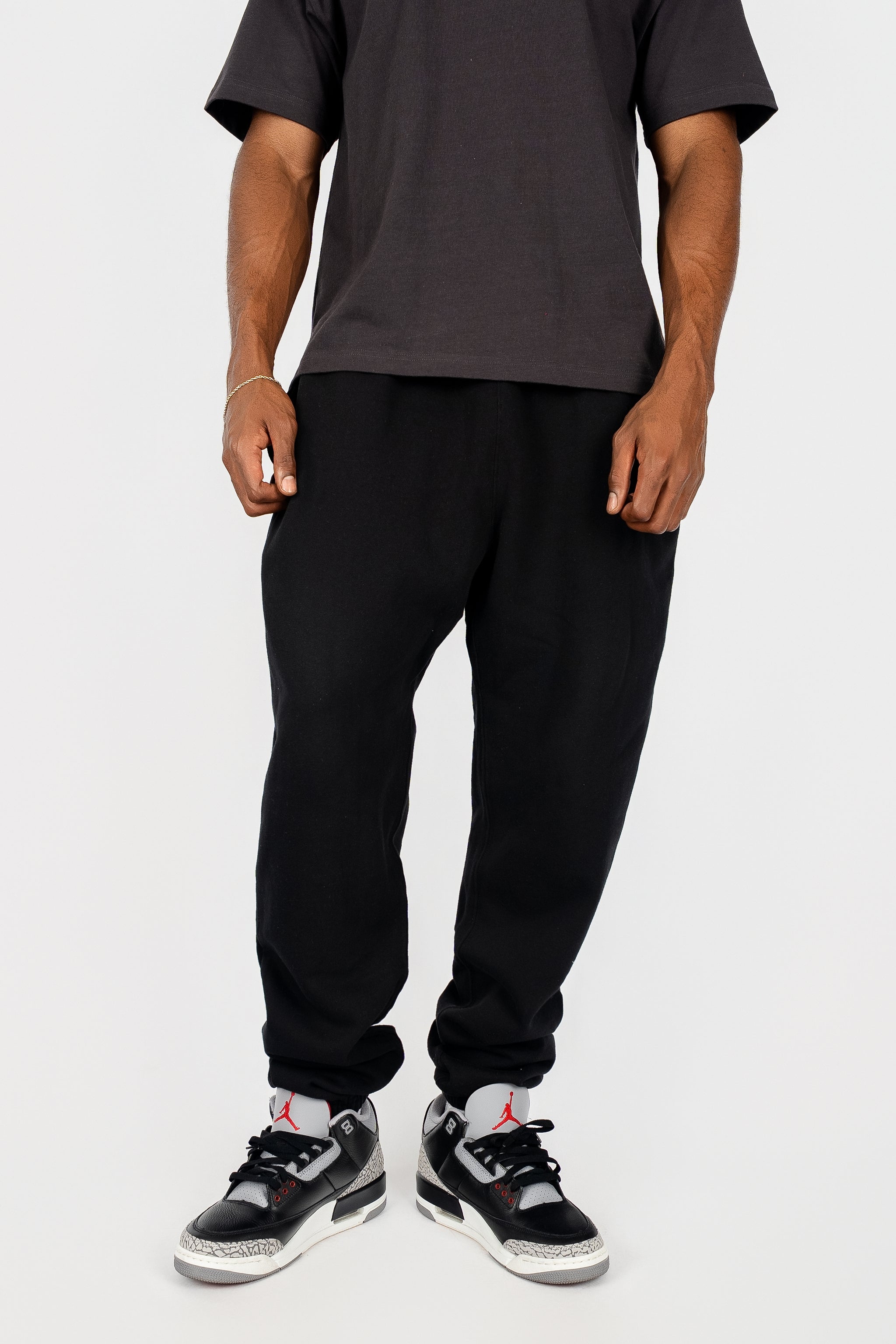 Superline Heavyweight Boyfriend Joggers — construction detail