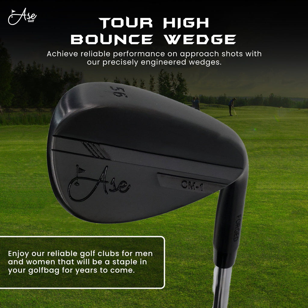 Ase BLACKOUT 3-Piece Wedge Set (52,56,60) *Backorder* – Ase Golf, view 4