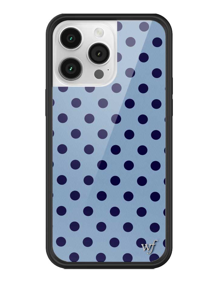 Polka Dot | Blue and Navy Blue iPhone Case