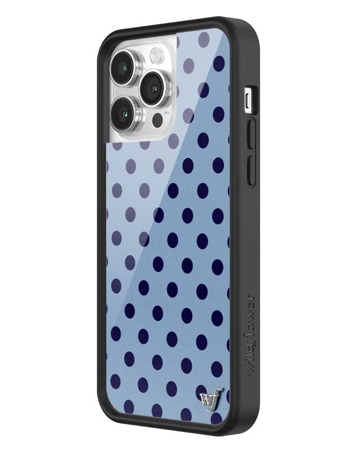 Polka Dot | Blue and Navy Blue iPhone Case