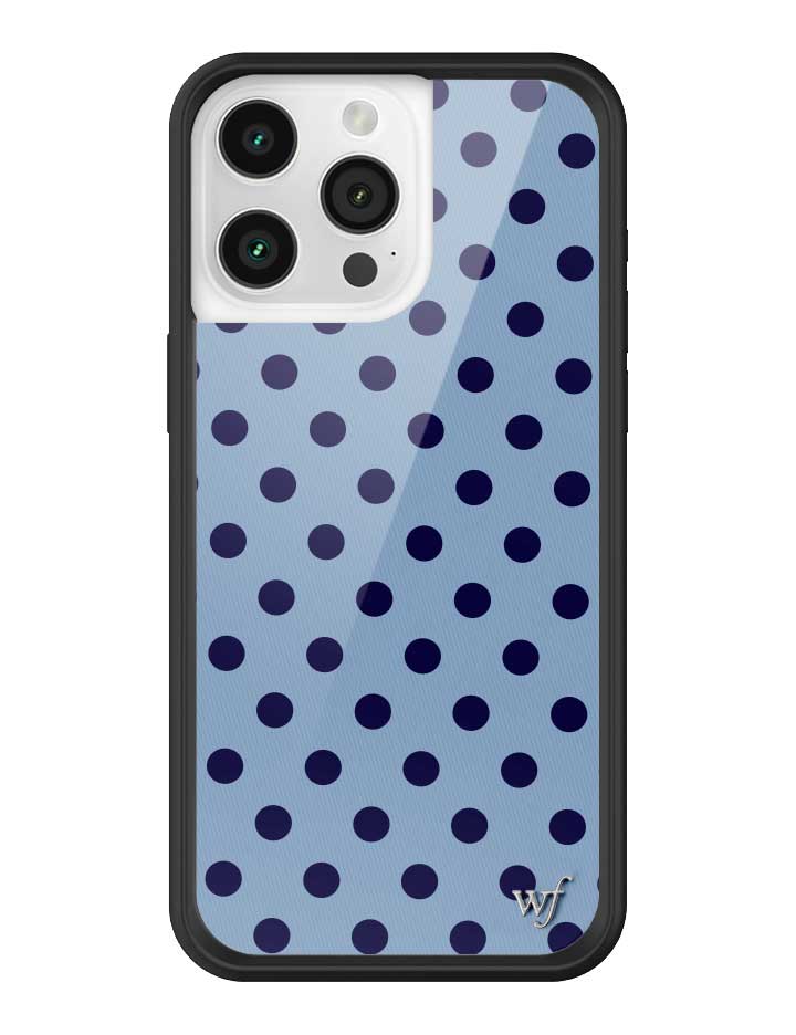 Polka Dot | Blue and Navy Blue iPhone Case