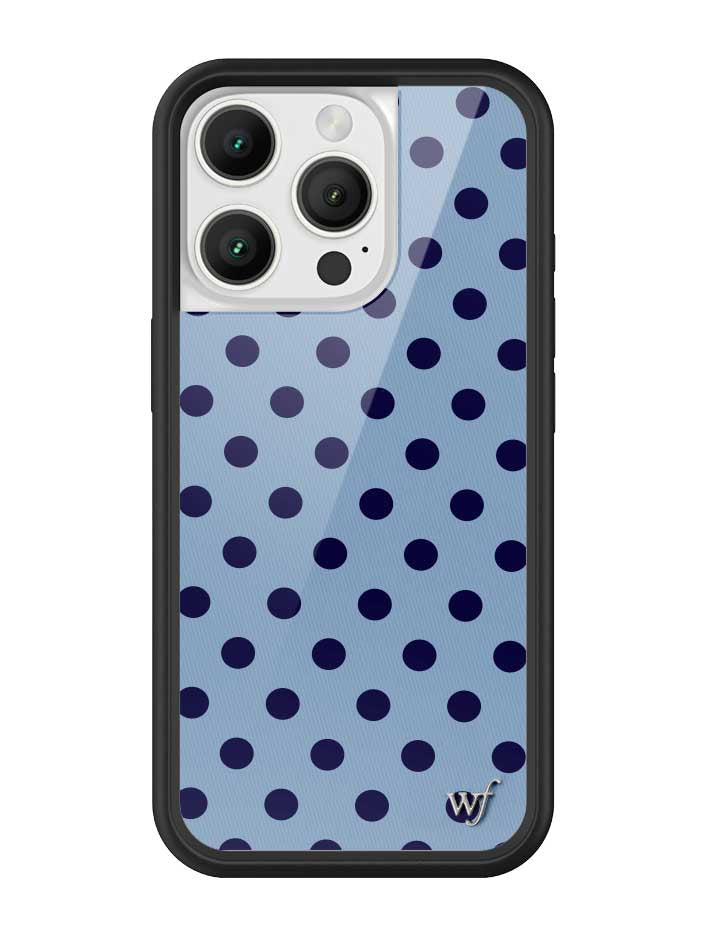 Polka Dot | Blue and Navy Blue iPhone Case