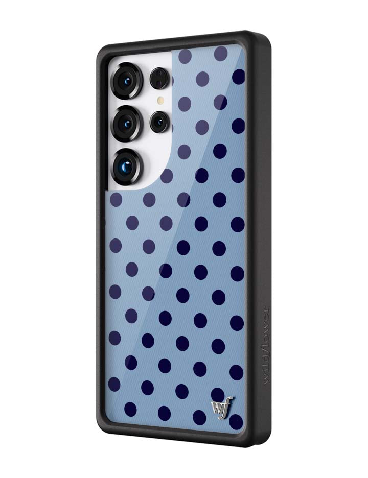 Polka Dot | Blue and Navy Blue Samsung Galaxy Case