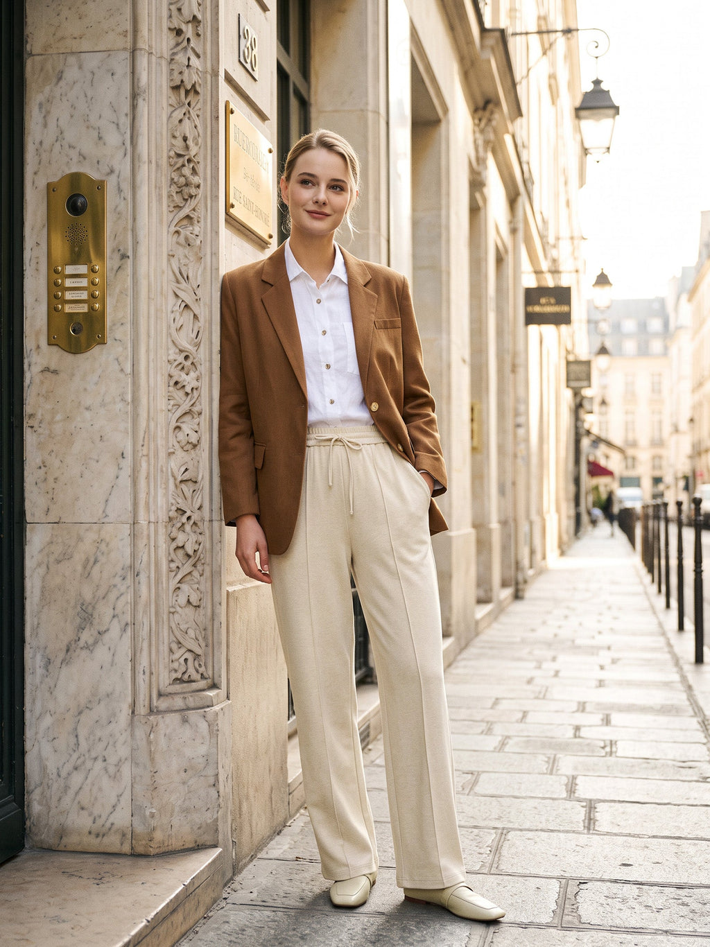 Lyocell Linen Tailored Blazer CASSIDY