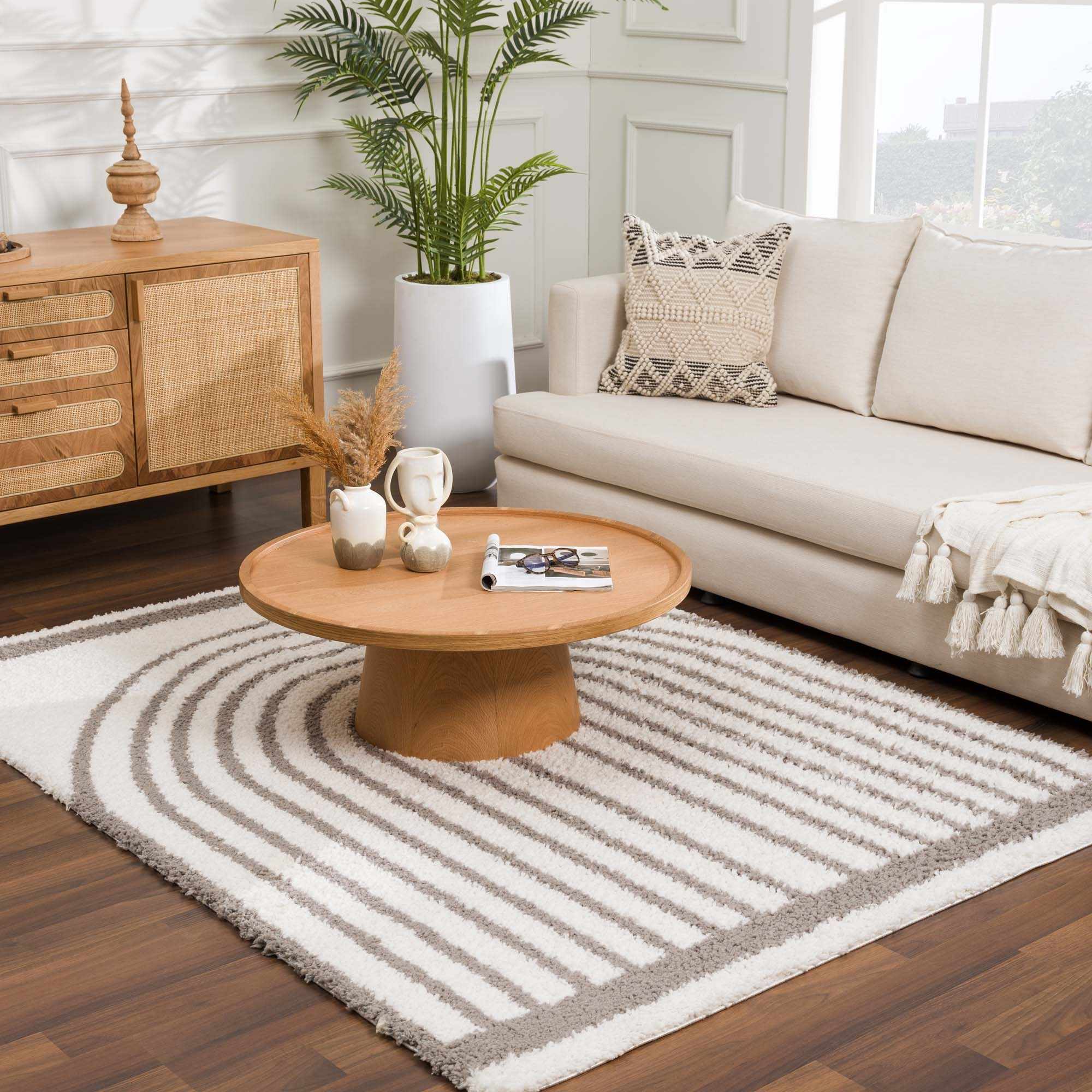 Jola Taupe Area Rug - Clearance – Boutique Rugs, view 10
