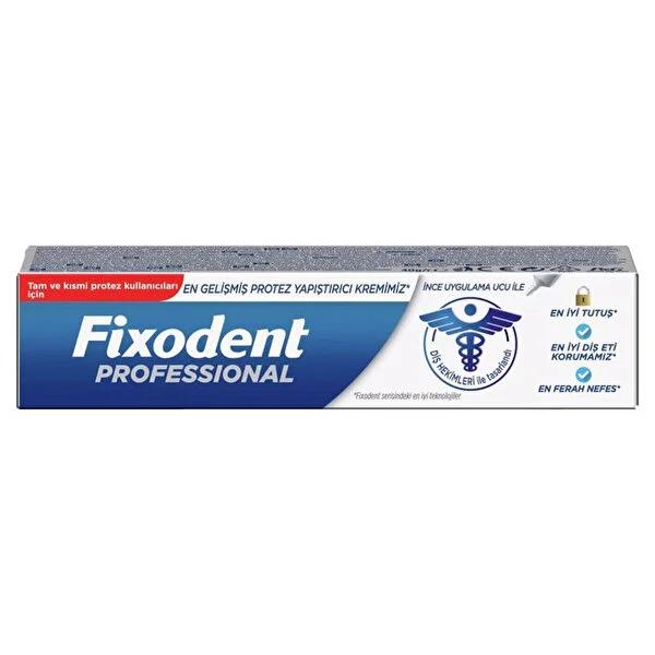 Fixodent Professional Denture Adhesive Cream: Strong Hold, Fresh Breath, & Gum Protection - The Best Denture Cream for Comfortable All-Day Wear