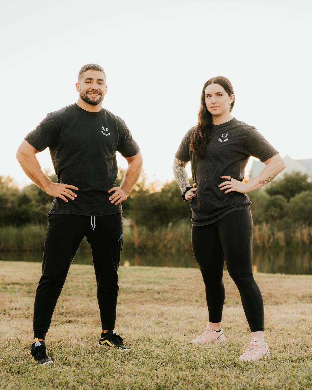 BLACKOUT BARBELL Lead By Light Tee (BOWN MEDIA x BLACKOUT) — packaging or label