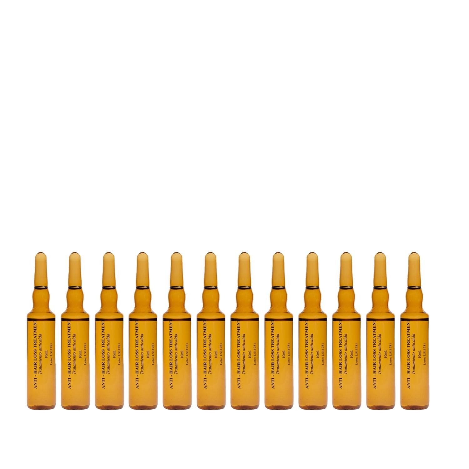 ORIGINAL BOTANIC Vegan Hair Care Ampoules for Women - Anti Hair Loss Treatment, 12 x 10ml