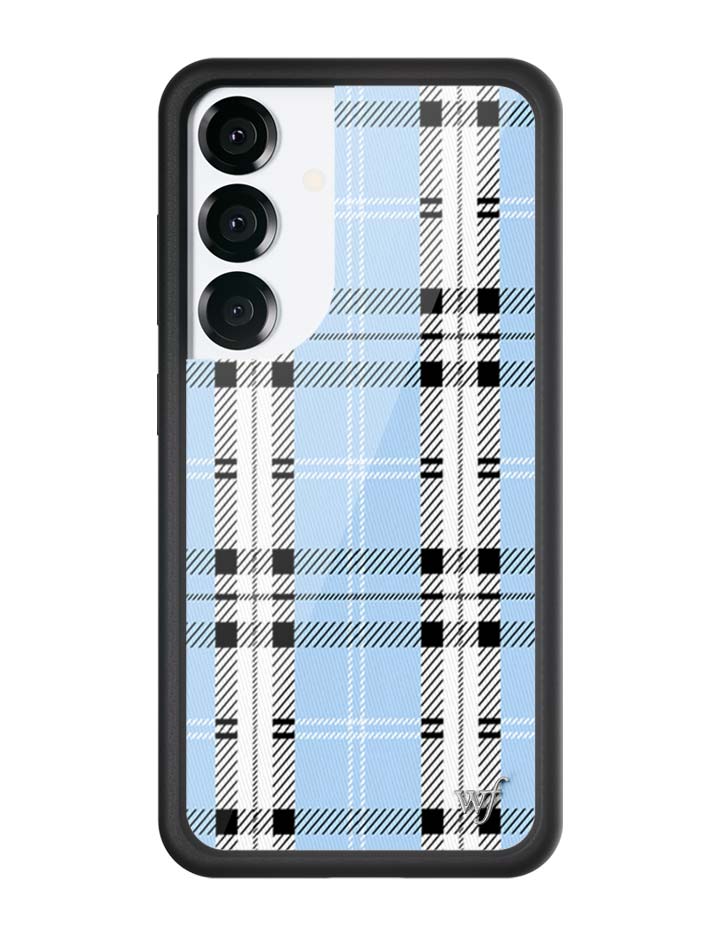 Wildflower Cases Plaid | Blue Samsung Galaxy Case — in-use photo