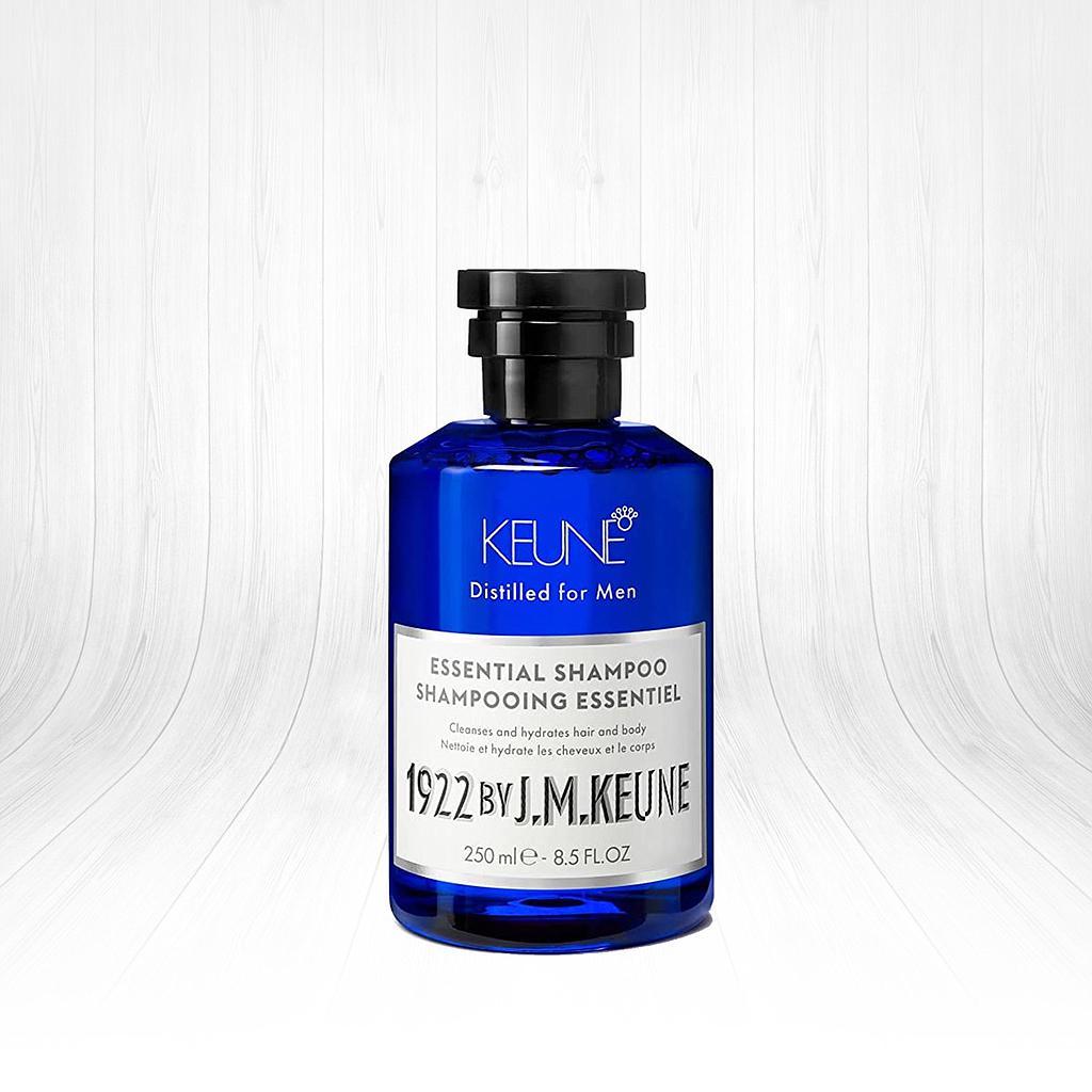 Keune Man 1922 Essential Shampoo for Men - Daily Hair Care, 250ml, Gentle & Effective