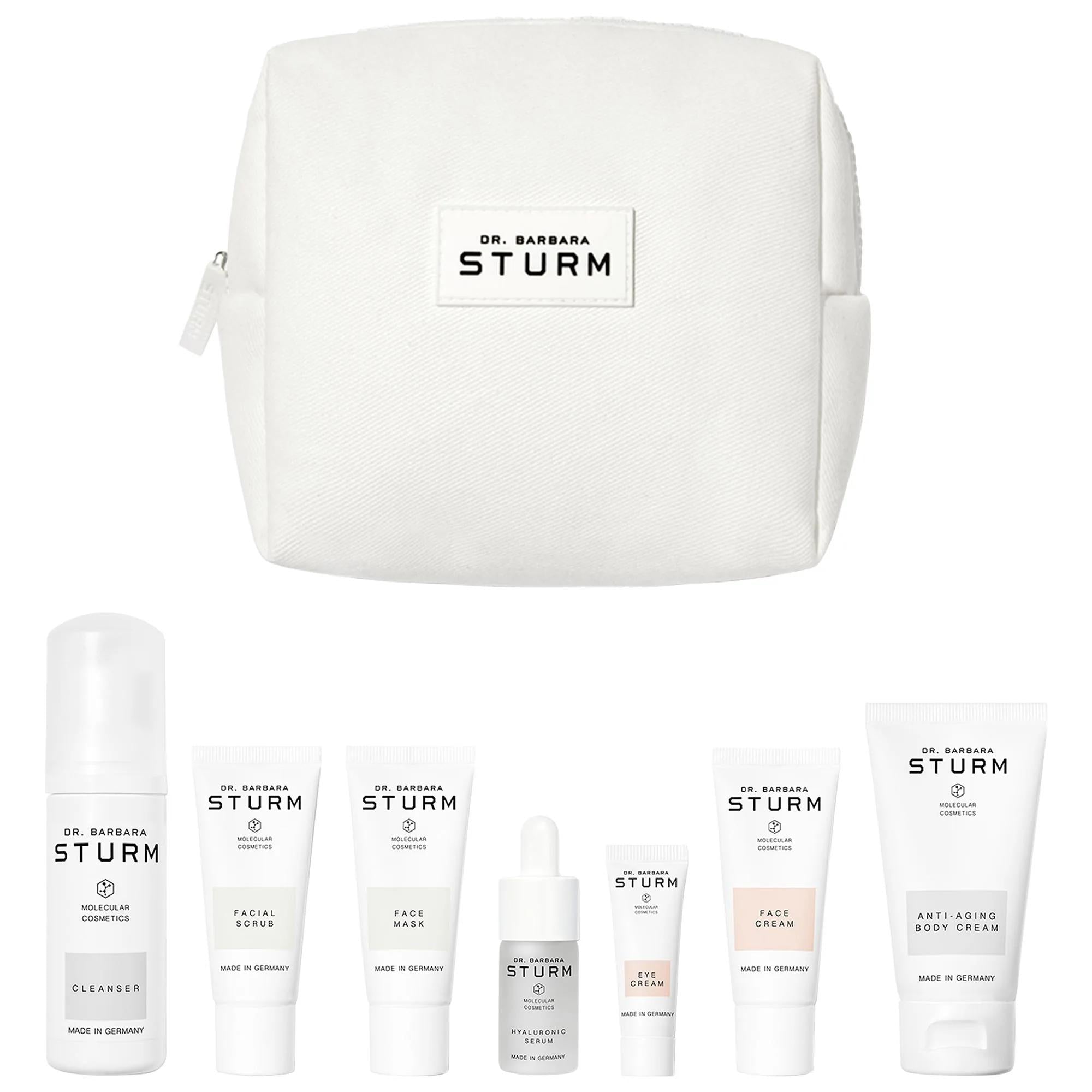 Dr. Barbara Sturm Discovery Kit: Comprehensive Anti-Aging, Hydrating Skincare Routine | Travel-Friendly, Cruelty-Free, For All Skin Types