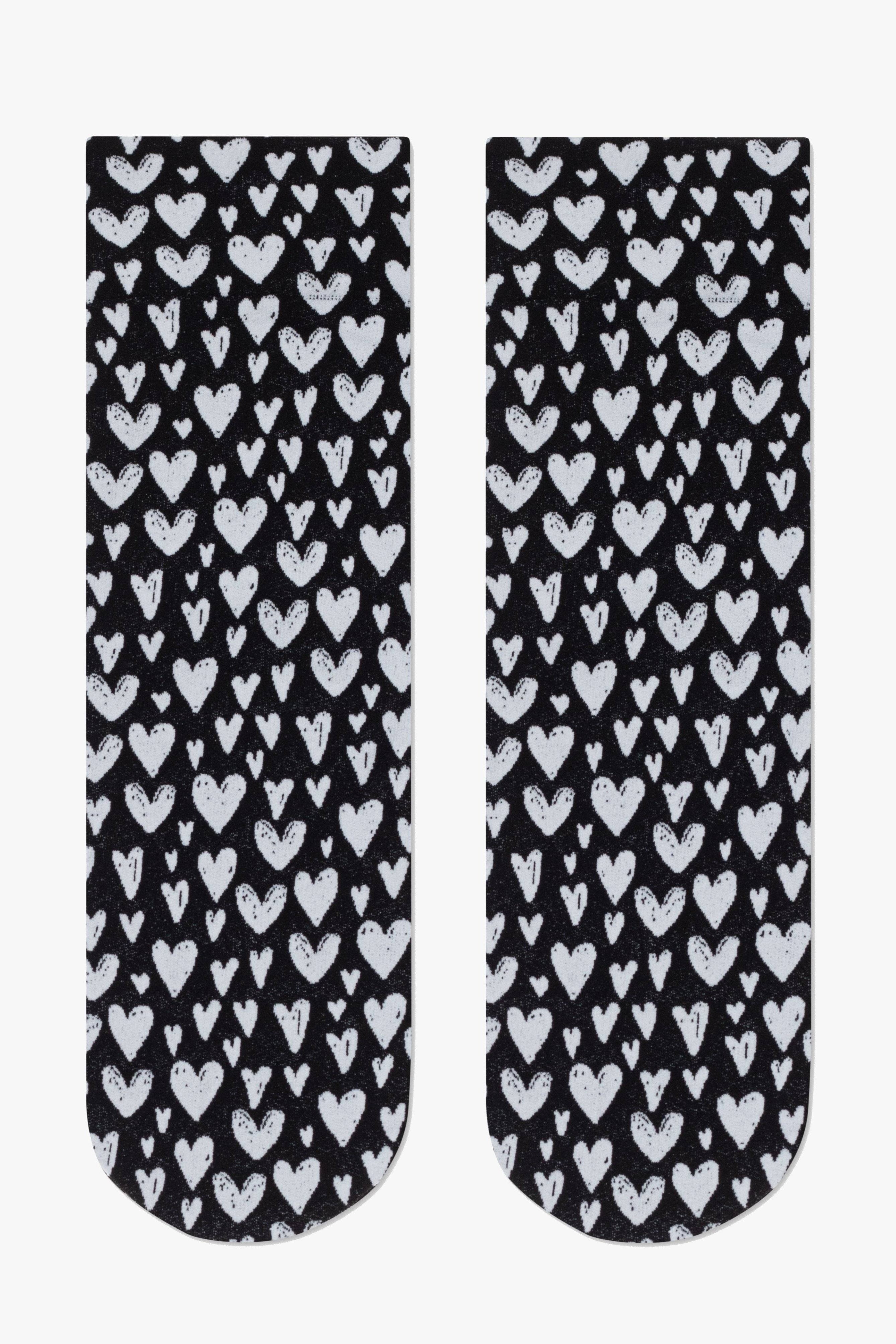 TheRanok.com Socks Conte Fantasy - Heart Pattern — size reference