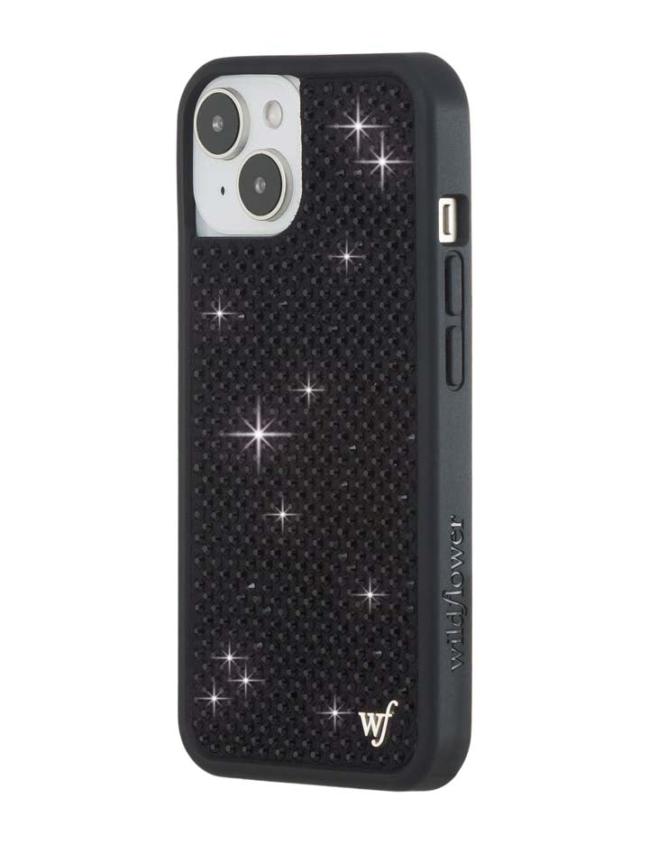 Rhinestone iPhone Case | Black
