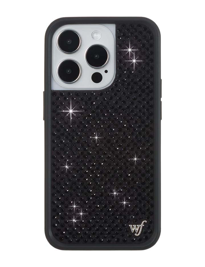 Rhinestone iPhone Case | Black