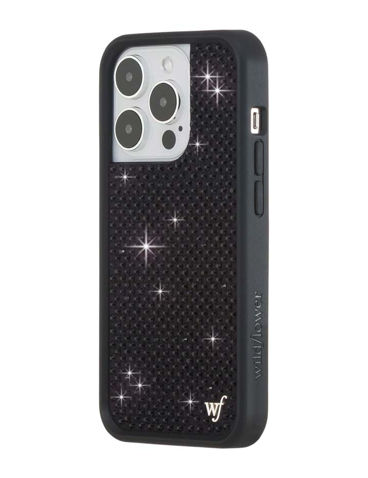 Rhinestone iPhone Case | Black