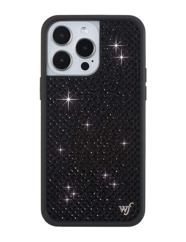 Rhinestone iPhone Case | Black
