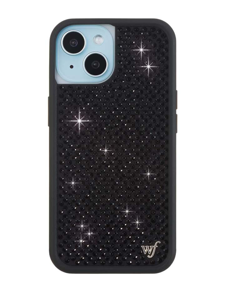 Rhinestone iPhone Case | Black