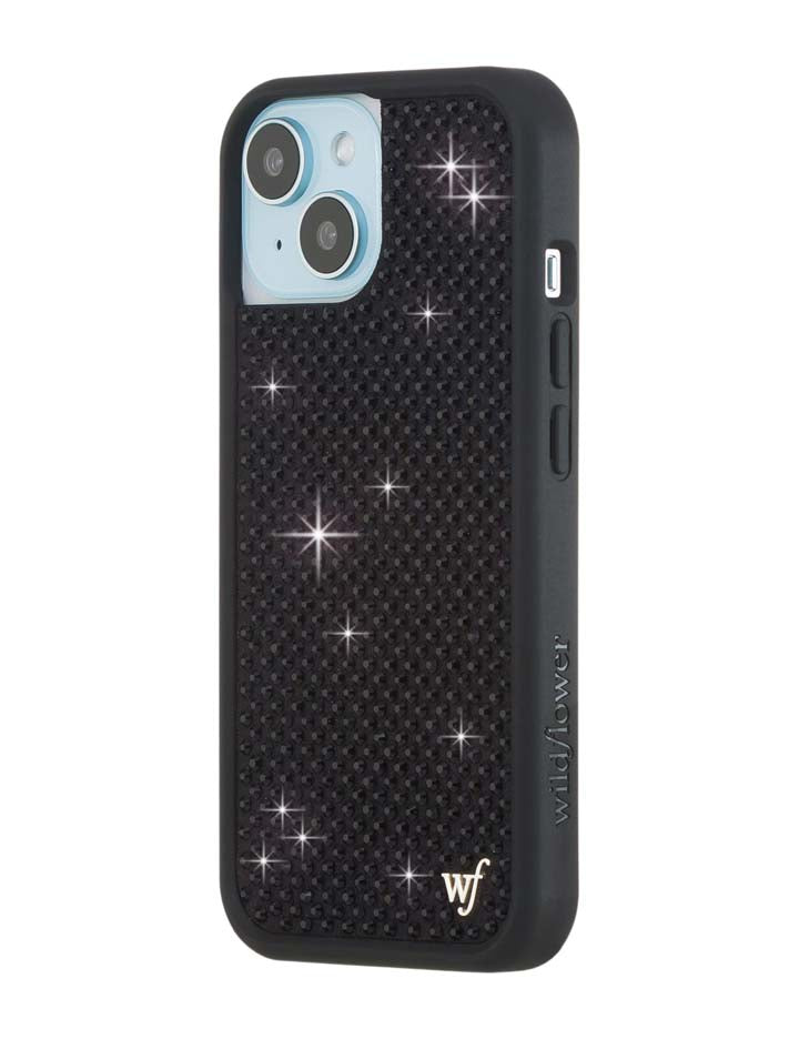 Rhinestone iPhone Case | Black