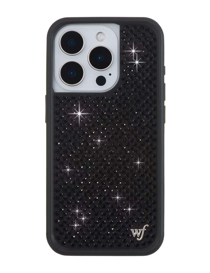Rhinestone iPhone Case | Black