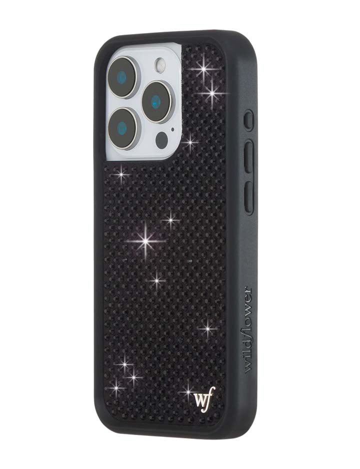 Rhinestone iPhone Case | Black