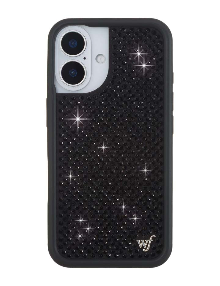 Rhinestone iPhone Case | Black