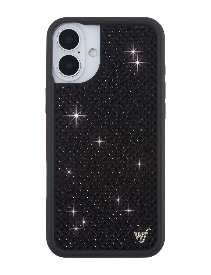 Rhinestone iPhone Case | Black