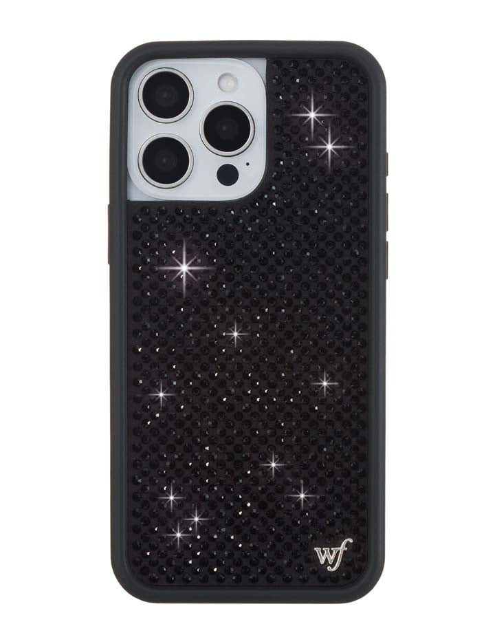 Rhinestone iPhone Case | Black