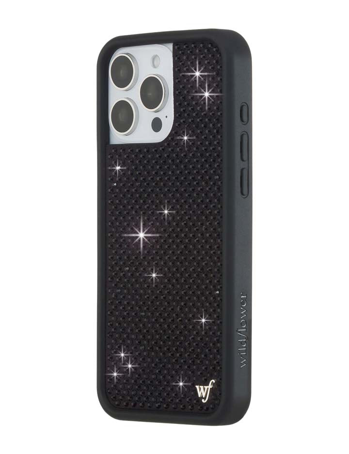 Rhinestone iPhone Case | Black