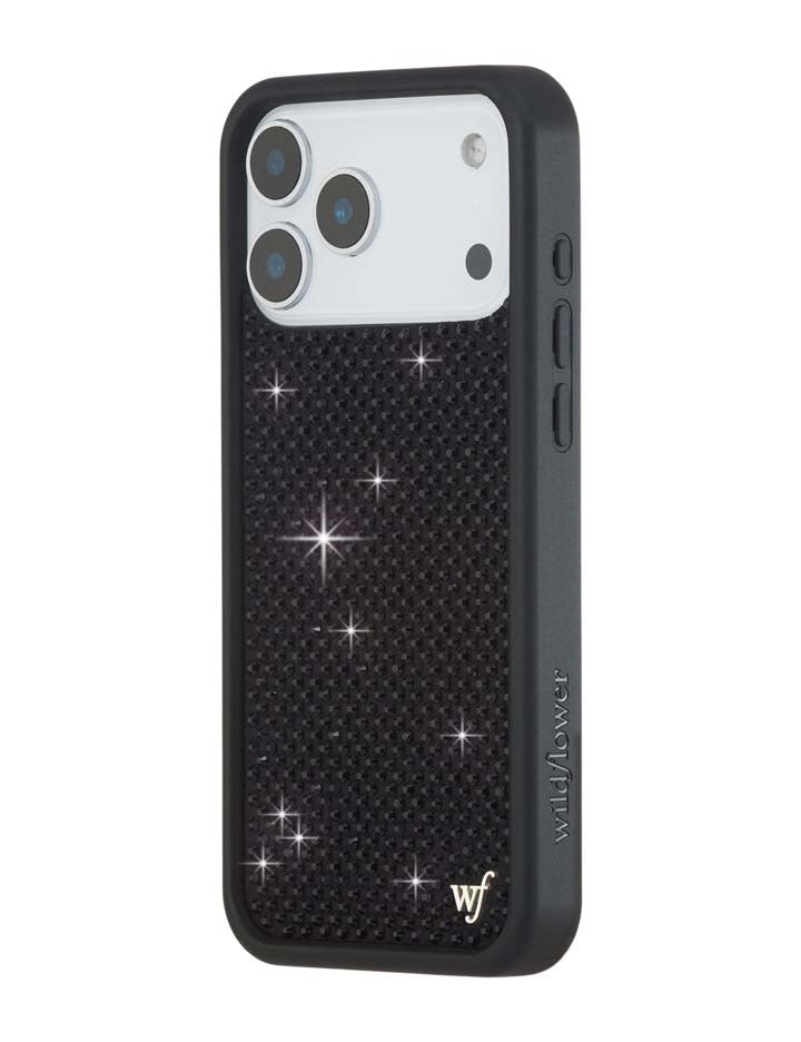 Rhinestone iPhone Case | Black