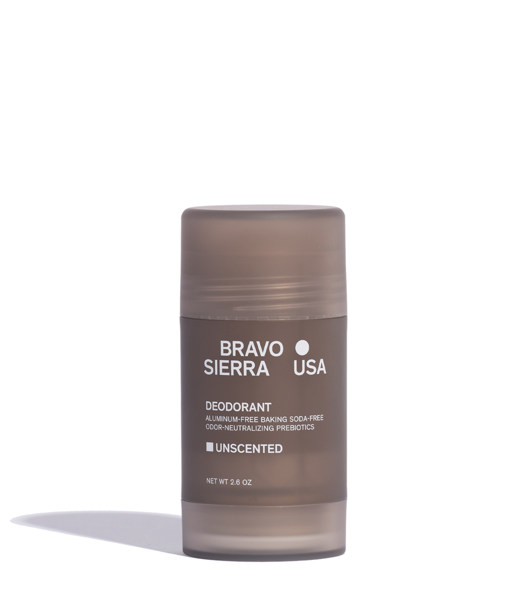 Bravo Sierra Deodorant Unscented — applied/used demo