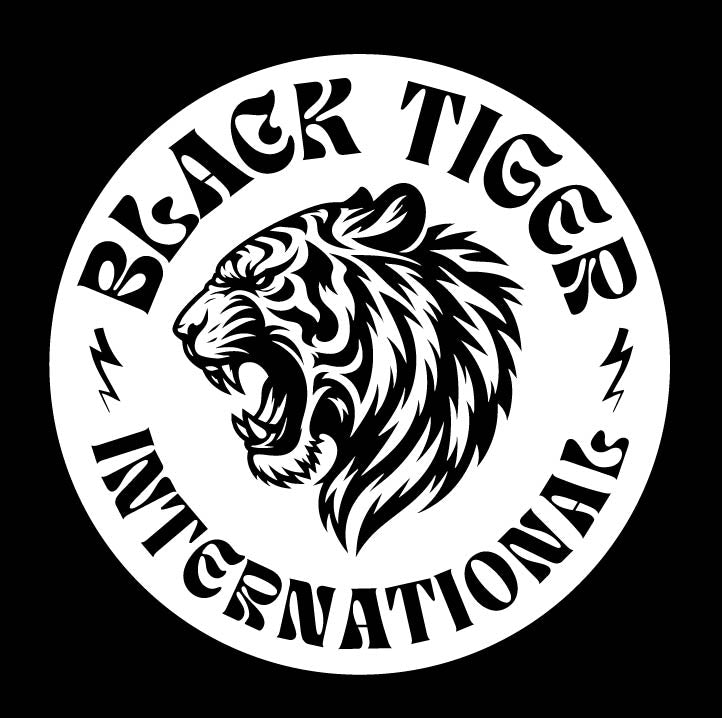 Black Tiger International Attack Tiger Logo White — main product shot